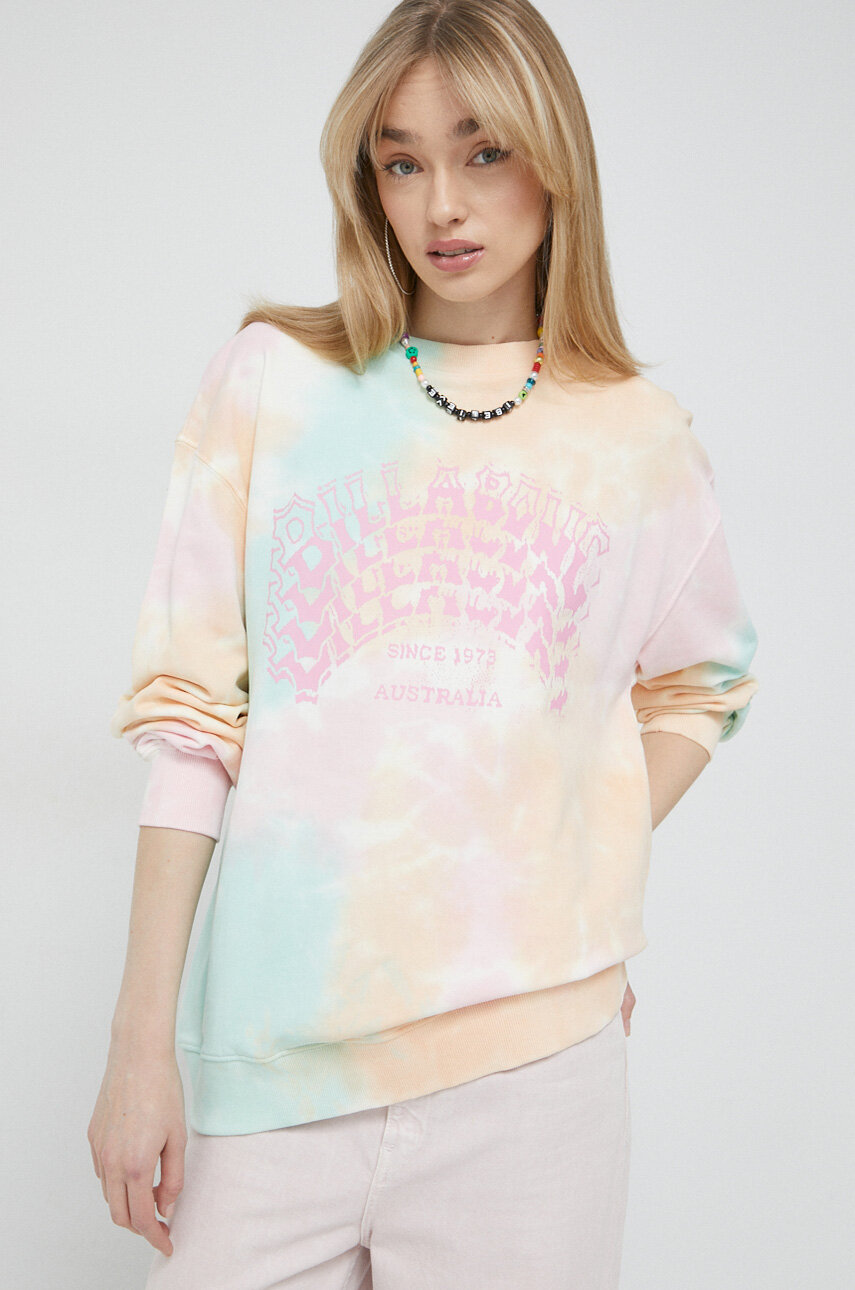 Billabong bluza bawełniana damska  wzorzysta