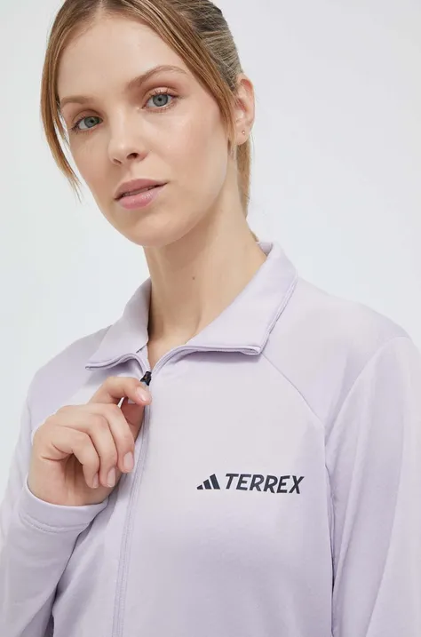 adidas TERREX bluza sportowa Multi kolor fioletowy gładka