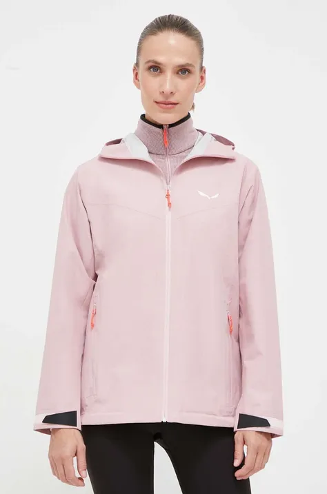 Salewa rövid kabát női, rózsaszín
