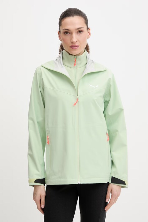Salewa kurtka OUTDOOR damska kolor zielony 00-0000028616