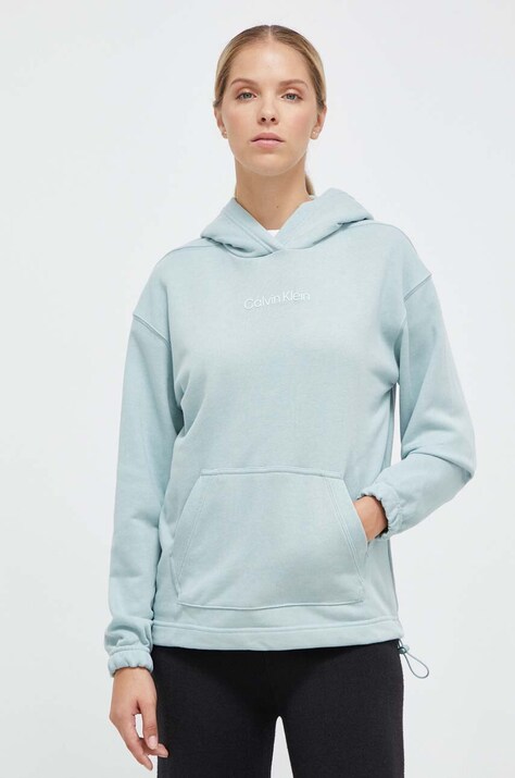 Спортивная кофта Calvin Klein Performance Essentials с капюшоном однотонная