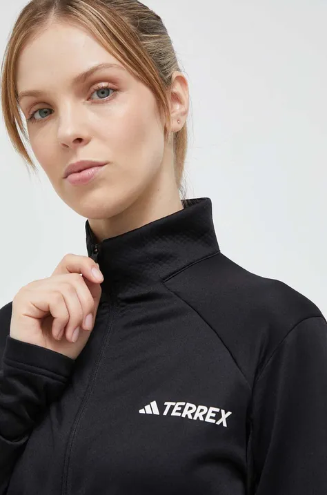 Αθλητική μπλούζα adidas TERREX Multi χρώμα: μαύρο