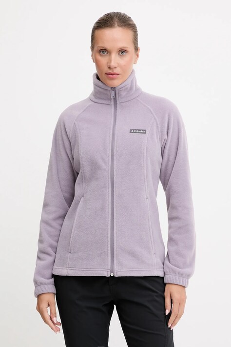 Columbia bluza sportowa Benton Springs kolor różowy gładka 1372111