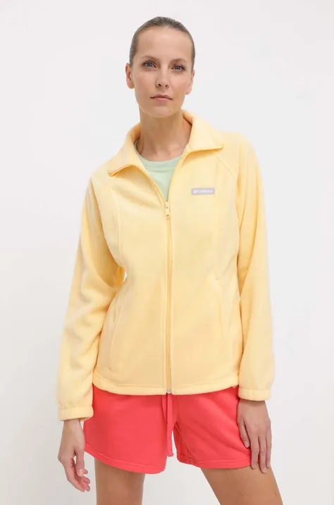 Športni pulover Columbia Benton Springs oranžna barva