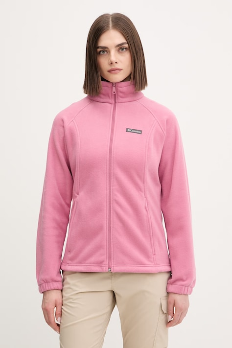 Columbia bluza sportowa Benton Springs kolor różowy gładka 1372111