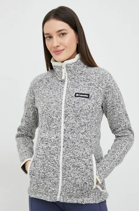 Спортивна кофта Columbia Sweater Weather жіноча колір сірий меланж
