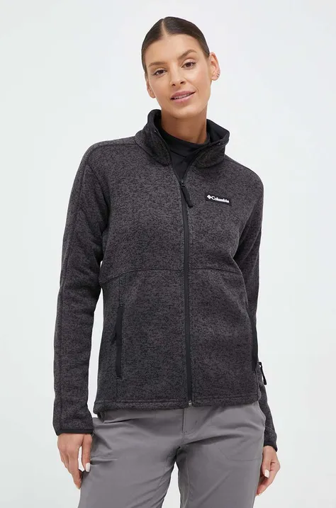 Спортивна кофта Columbia Sweater Weather колір чорний меланж