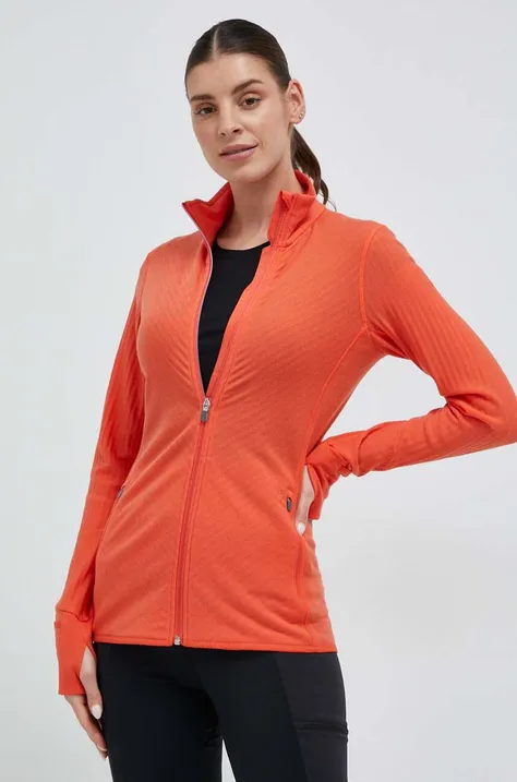 Αθλητική μπλούζα Icebreaker Descender χρώμα: πορτοκαλί