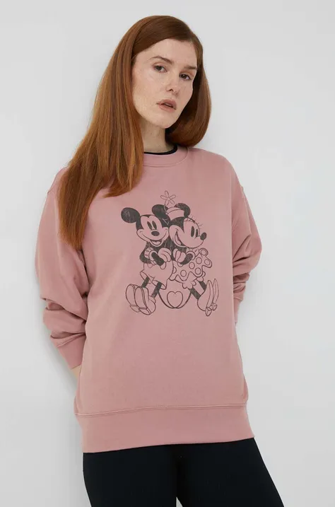 GAP bluza x Disney damska kolor różowy z nadrukiem