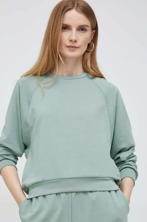 GAP bluza damska kolor zielony gładka