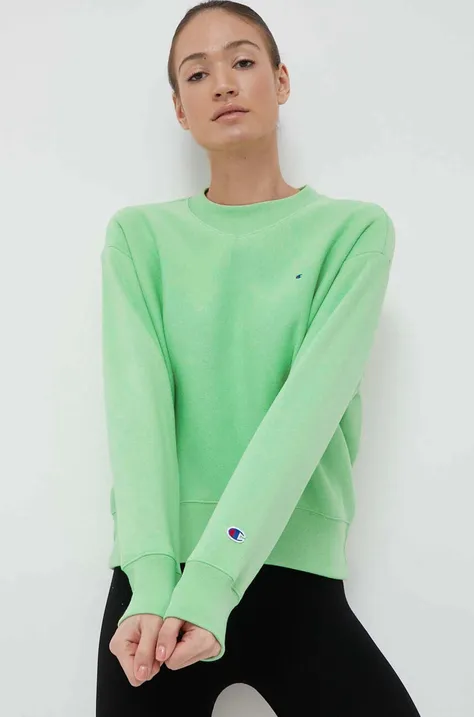 Champion bluza damska kolor zielony gładka