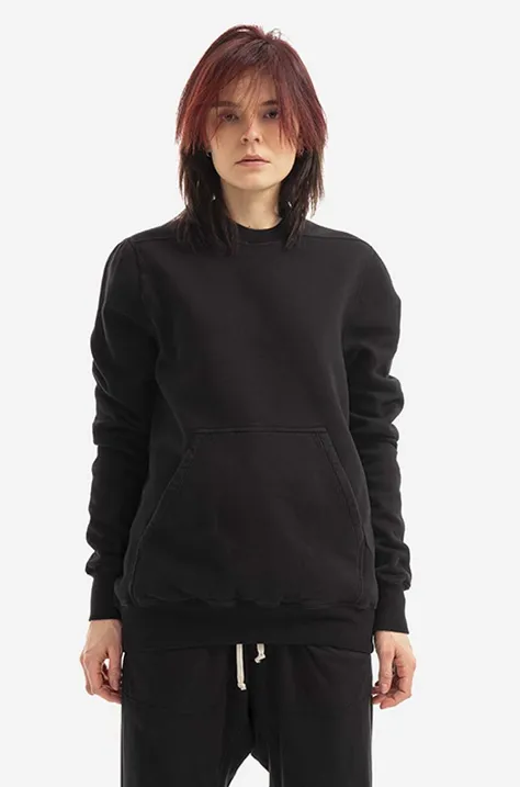 Rick Owens cotton sweatshirt women's black color