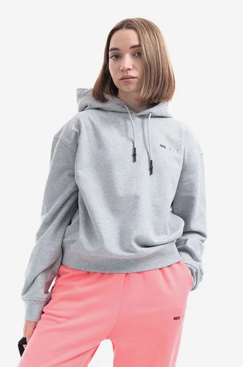 MCQ cotton sweatshirt women's gray color