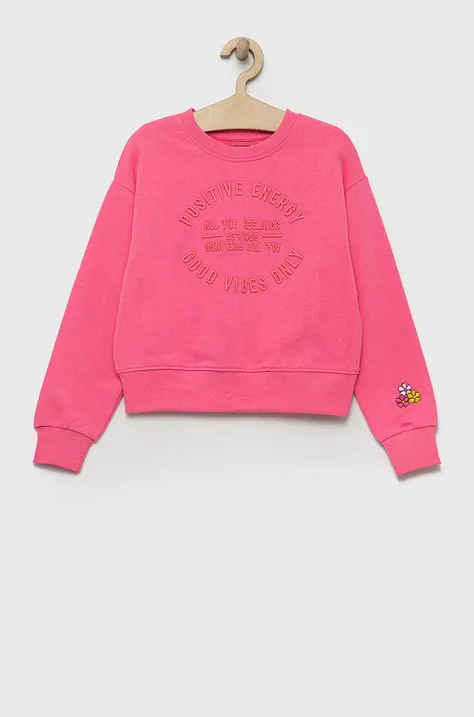 Παιδική μπλούζα OVS χρώμα: ροζ