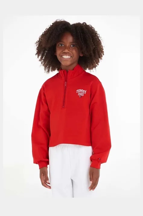 Παιδική μπλούζα Tommy Hilfiger χρώμα: κόκκινο