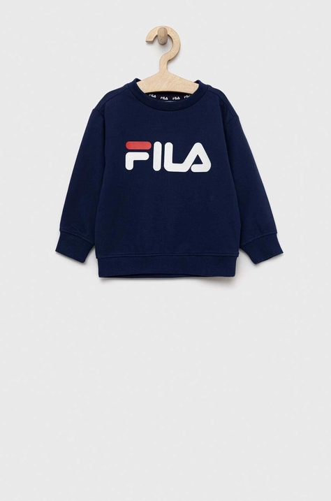 Fila bluza copii culoarea albastru marin, cu imprimeu