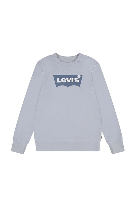 Otroški pulover Levi's turkizna barva