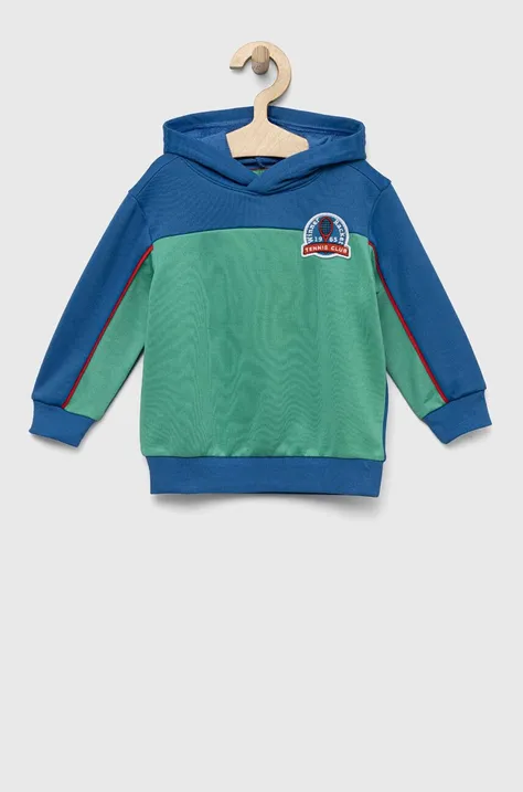Детская кофта United Colors of Benetton с капюшоном узор