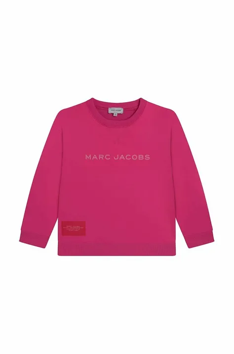 Marc Jacobs bluza dziecięca kolor fioletowy z nadrukiem