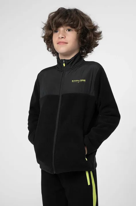 Otroški pulover 4F črna barva