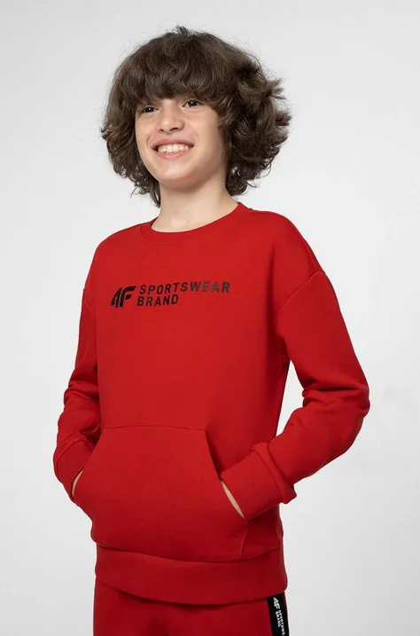 Otroški pulover 4F rdeča barva
