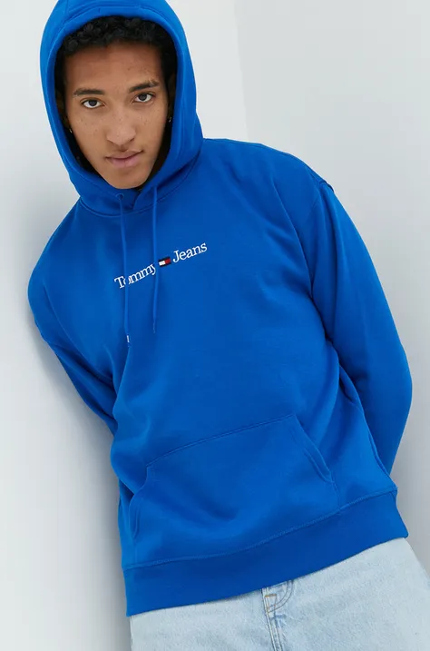 Кофта Tommy Jeans мужская с капюшоном с аппликацией