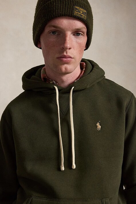Polo Ralph Lauren кофта з капюшоном чоловіча з бавовною — фото 4