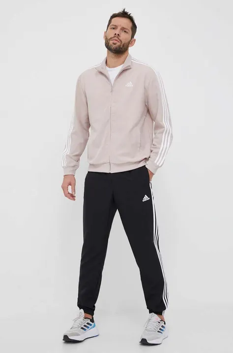 Спортивний костюм adidas чоловічий колір бежевий