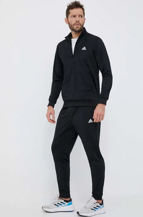 Trenirka adidas moški, črna barva