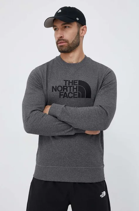 The North Face bluza męska kolor szary z aplikacją NF0A4T1EDYY1-DYY1