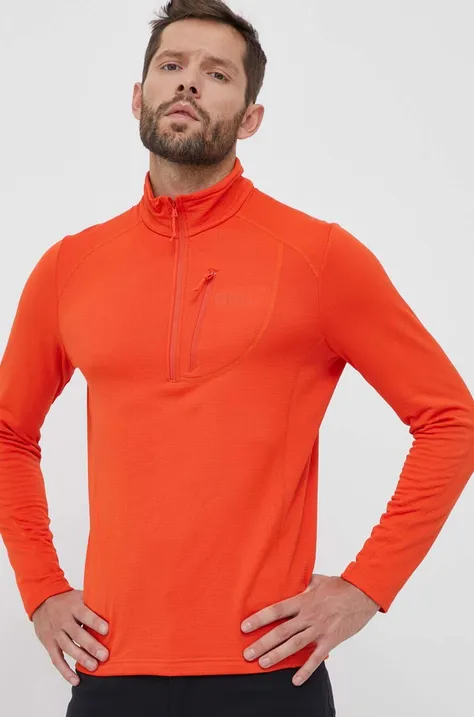 Športni pulover Jack Wolfskin Kolbenberg Hz oranžna barva