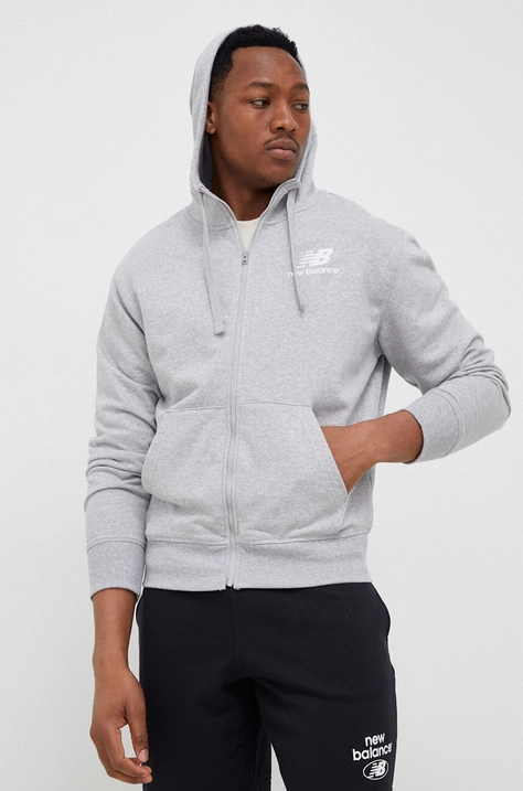 New Balance sweatshirt men's gray color