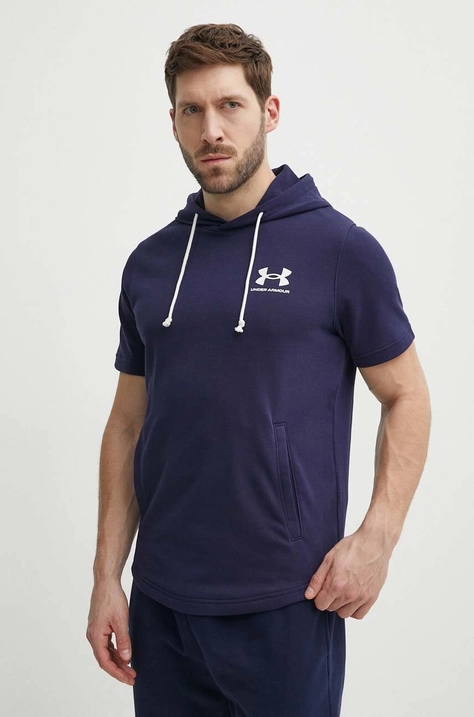 Tréningová mikina Under Armour Rival čierna farba, jednofarebný, 1370396