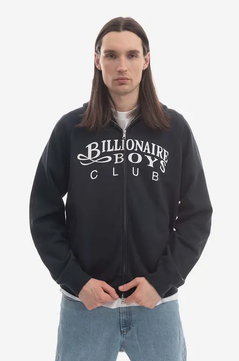 Billionaire Boys Club bluza męska kolor granatowy z kapturem z aplikacją B22433-NAVY