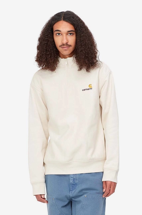 Carhartt WIP sweatshirt men's beige color