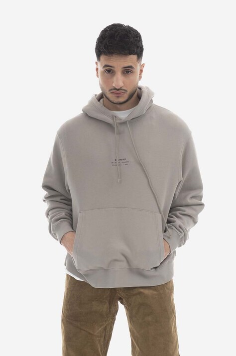 STAMPD cotton sweatshirt men's green color