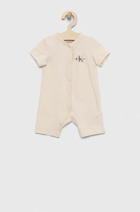 Бебешки къс гащеризон Calvin Klein Jeans