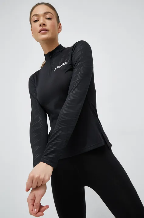 adidas TERREX sportos pulóver Multi fekete, mintás