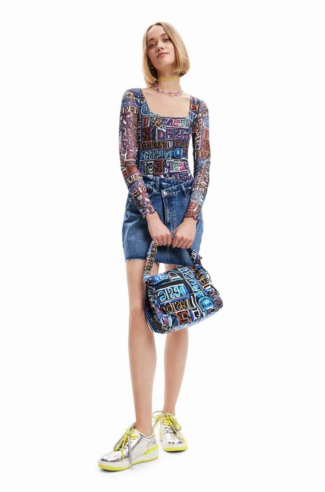 Боди Desigual женские цвет чёрный