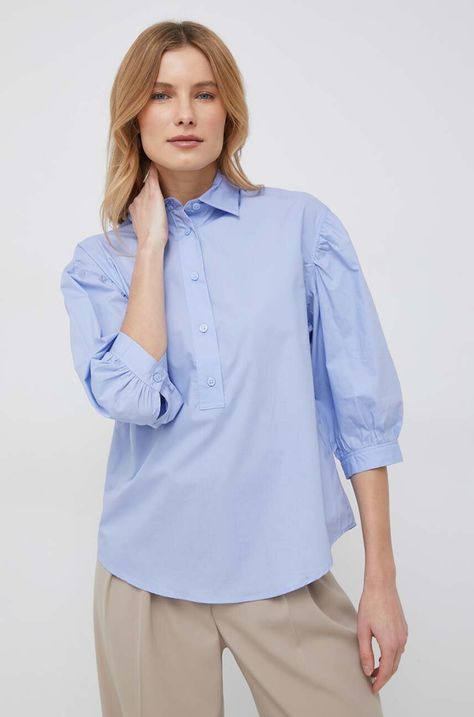 Памучна блуза Sisley