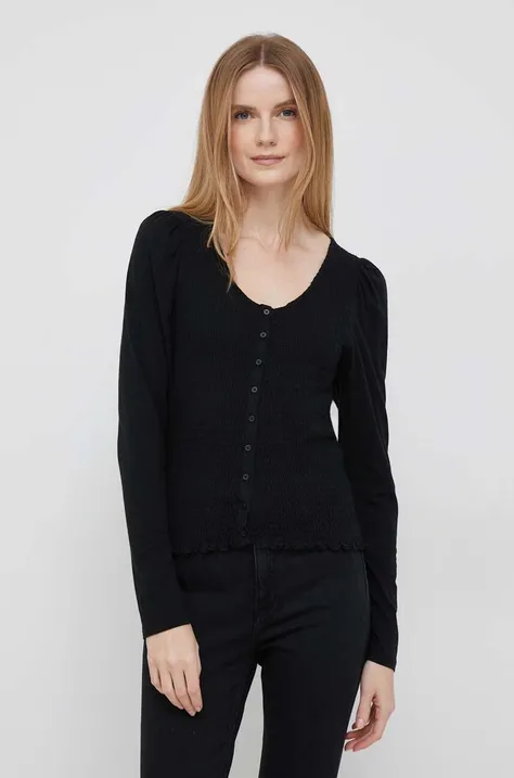 GAP bluza culoarea negru