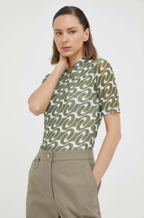 Résumé tricou femei, culoarea verde