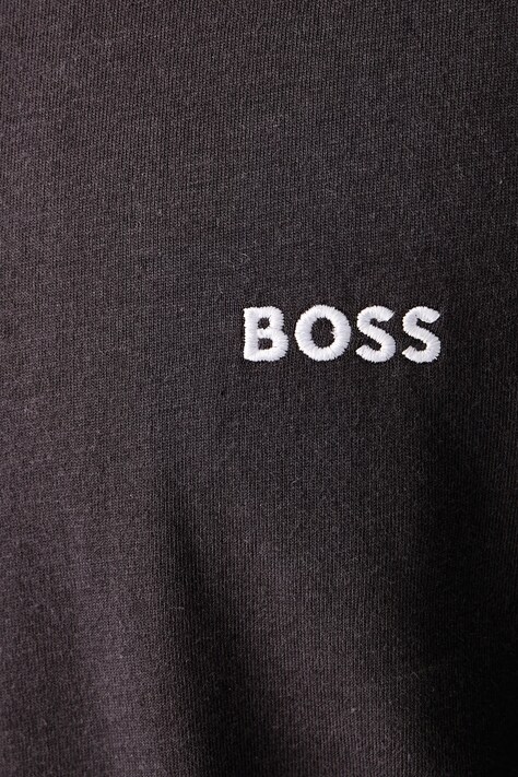 BOSS лонгслів чоловічий бавовняний LSShirtRN 3P Classic 3 шт — SS23-BUM00B, блакитний — фото 9