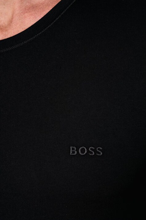 BOSS лонгслів чоловічий бавовняний LSShirtRN 3P Classic 3 шт — SS23-BUM00B, коричневий — фото 8