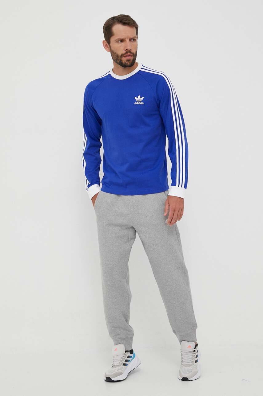 Βαμβακερή μπλούζα με μακριά μανίκια adidas Originals