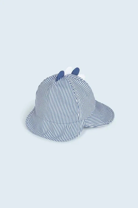 Детская кепка Mayoral Newborn цвет синий узор