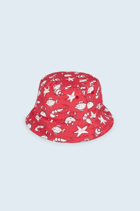 Mayoral kapelusz dwustronny dziecięcy kolor czerwony