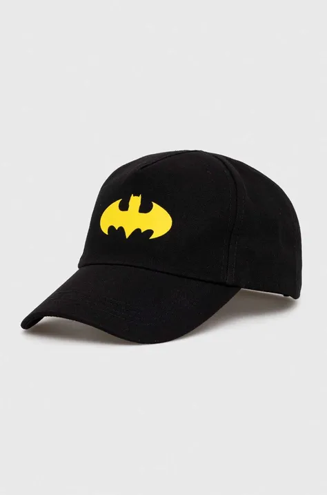 zippy czapka dziecięca x Batman kolor czarny z nadrukiem