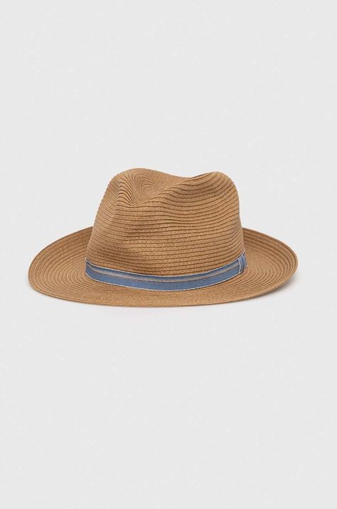 Καπέλο Marella χρώμα: καφέ