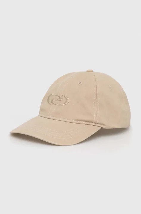 Βαμβακερό καπέλο του μπέιζμπολ Résumé χρώμα: μπεζ